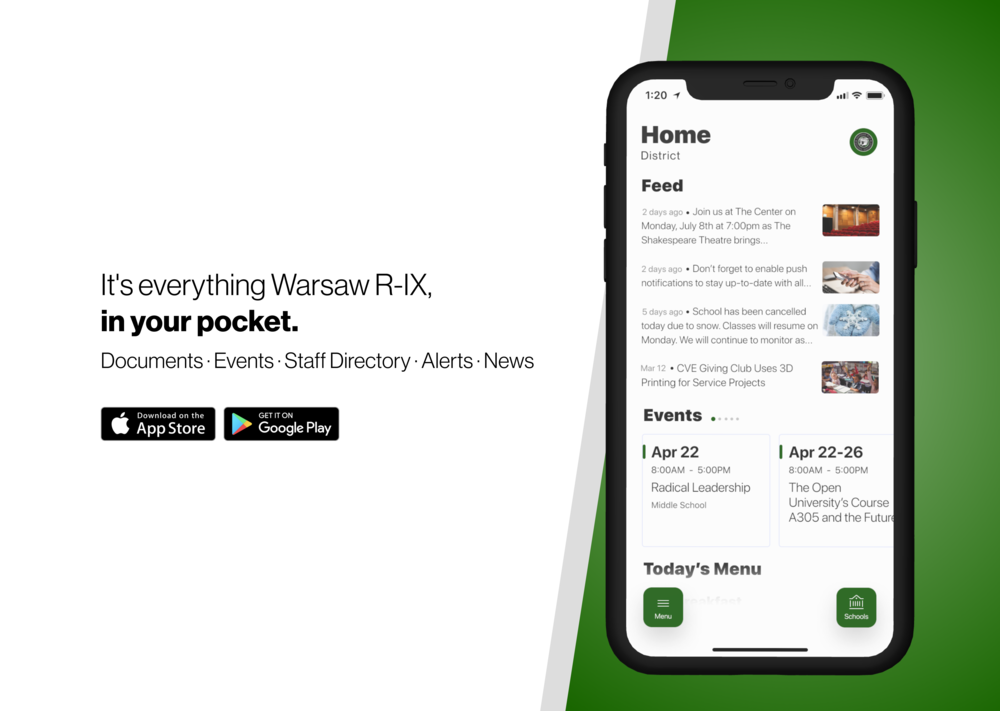 Warsaw R-IX Mobile App